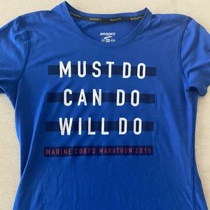 BROOKS Marine Corps 2018 Marathon tee